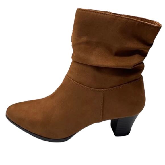 Style & Co Women's Piviee Slouch Booties Brown Size 9 1/2 - Picture 2 of 5